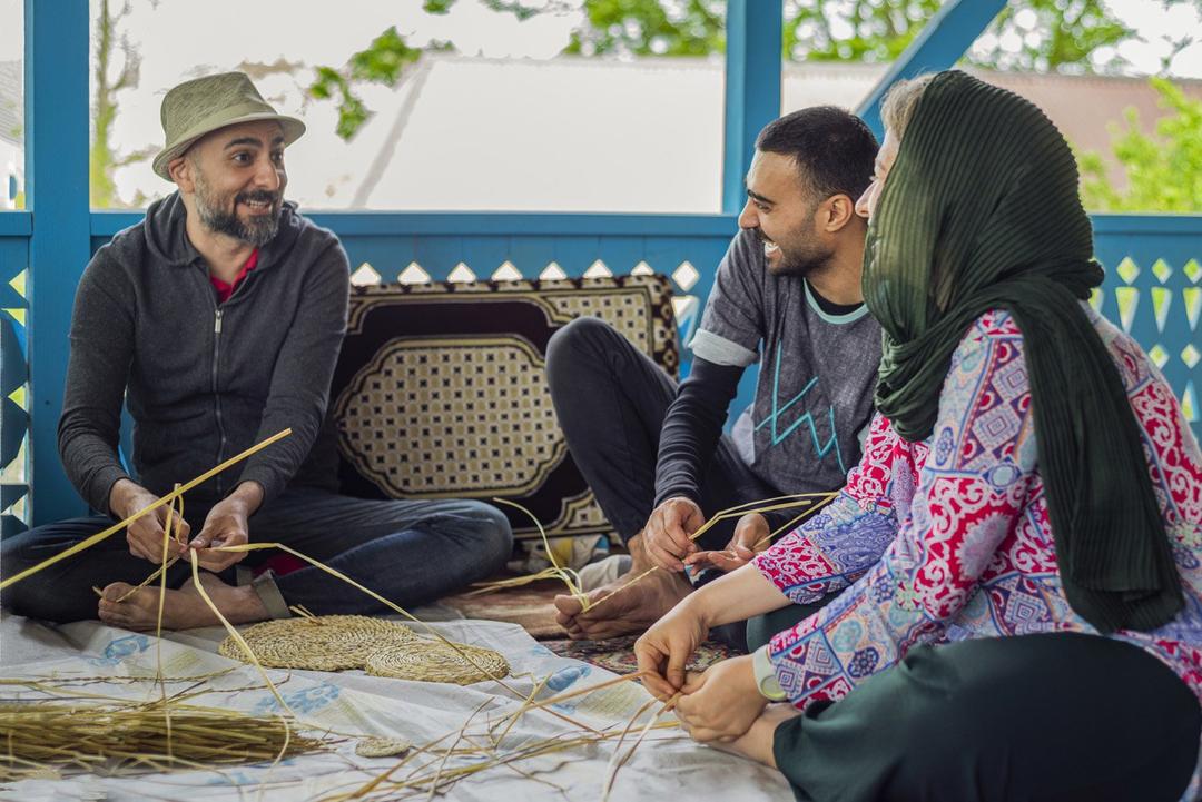 رزرو آنلاین تجربه حصیر بافی با خاله لیلا