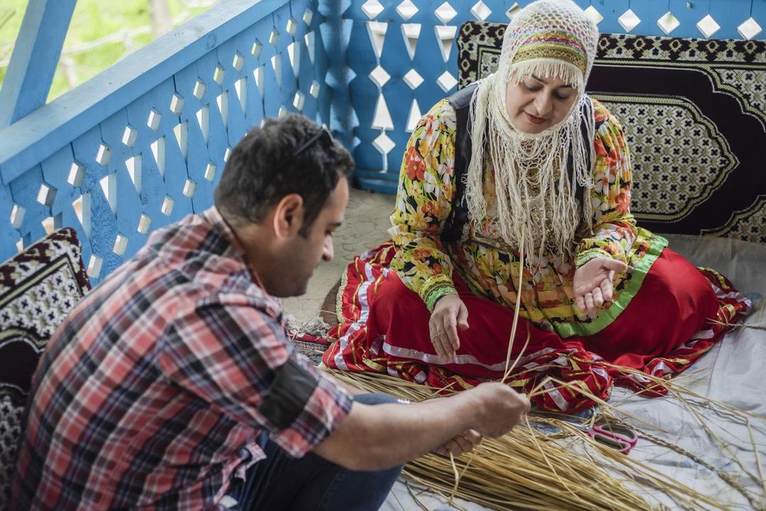 رزرو آنلاین تجربه حصیر بافی با خاله لیلا