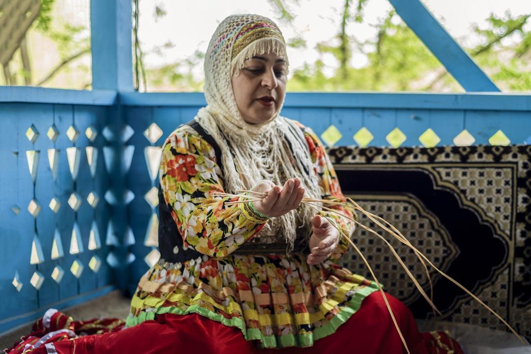 رزرو آنلاین تجربه حصیر بافی با خاله لیلا