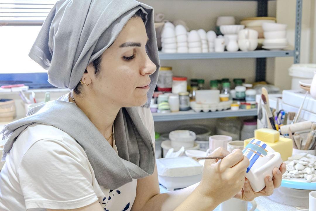 رزرو آنلاین سفالگری به سبک گیلانه