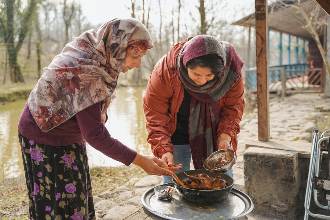 تجربه پخت سیکا شکم‌پر در طبیعت سوادکوه
