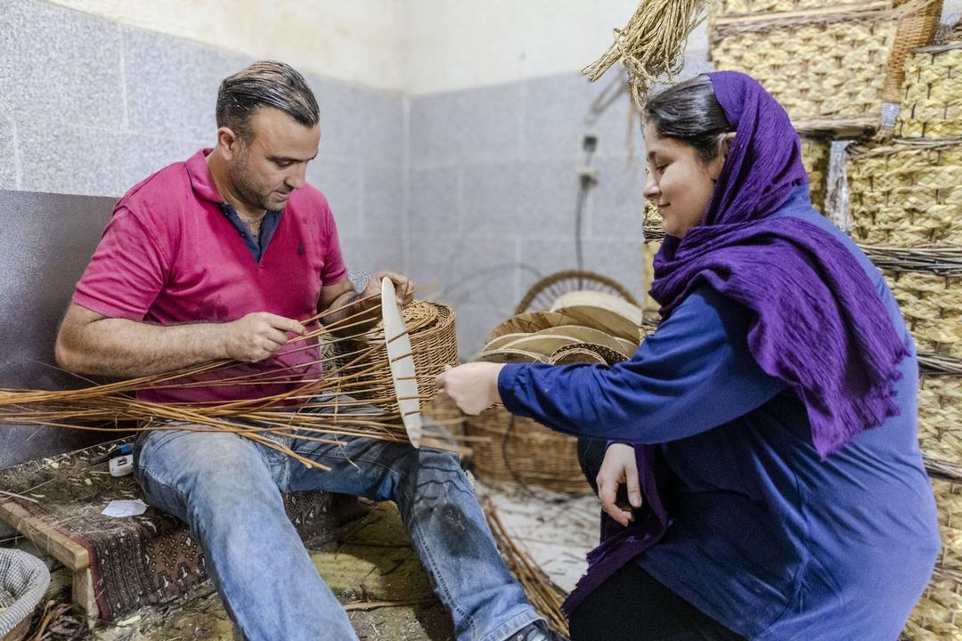 رزرو آنلاین تجربه مرواربافی یا سبدبافی