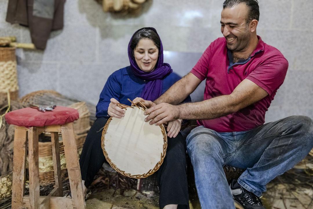 رزرو آنلاین تجربه مرواربافی یا سبدبافی