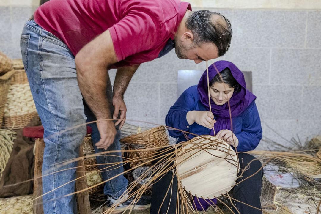 رزرو آنلاین تجربه مرواربافی یا سبدبافی