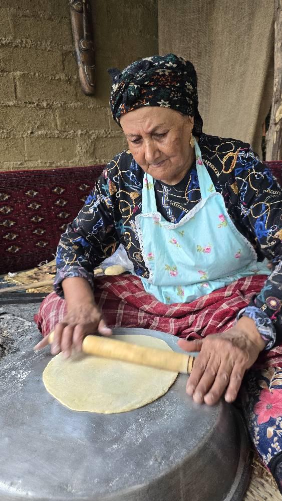 تجربه پخت نان هیزمی