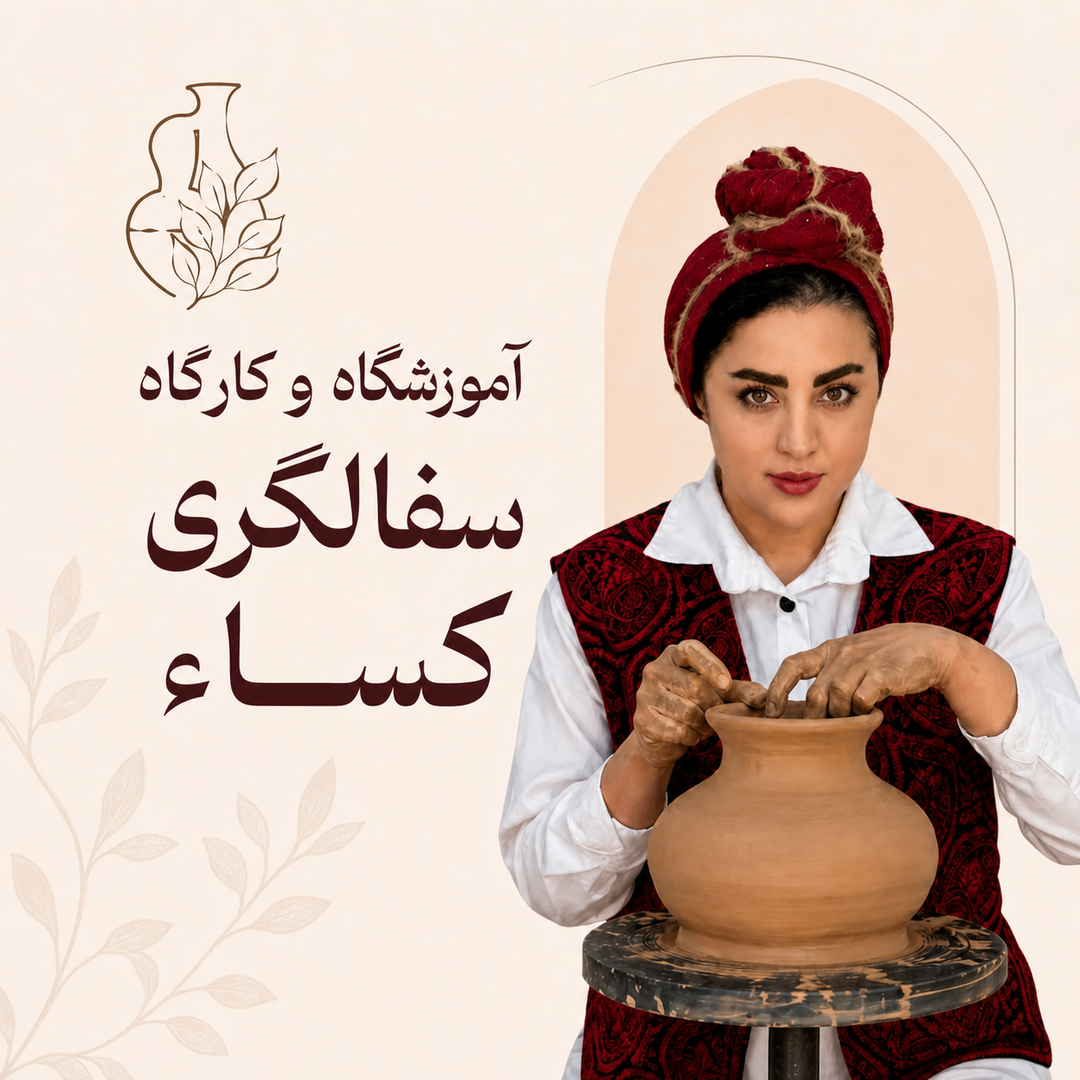 رزرو آنلاین تجربه سفالگری در کاشان با عاطفه