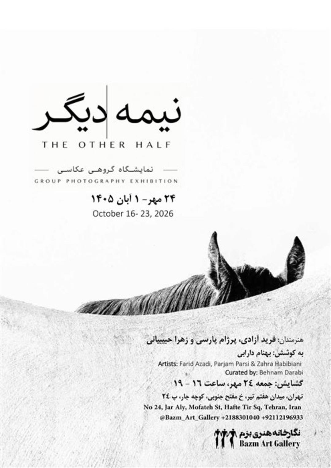 نمایشگاه گروهی عکاسی با نام نیمه دیگر